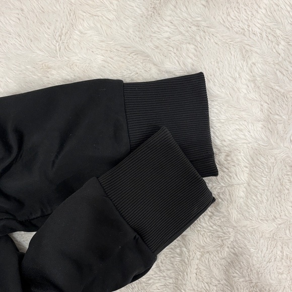 Burton Youth Large Black Zip Hoodie Blue Logo Snowboard Skate - Picture 6 of 6